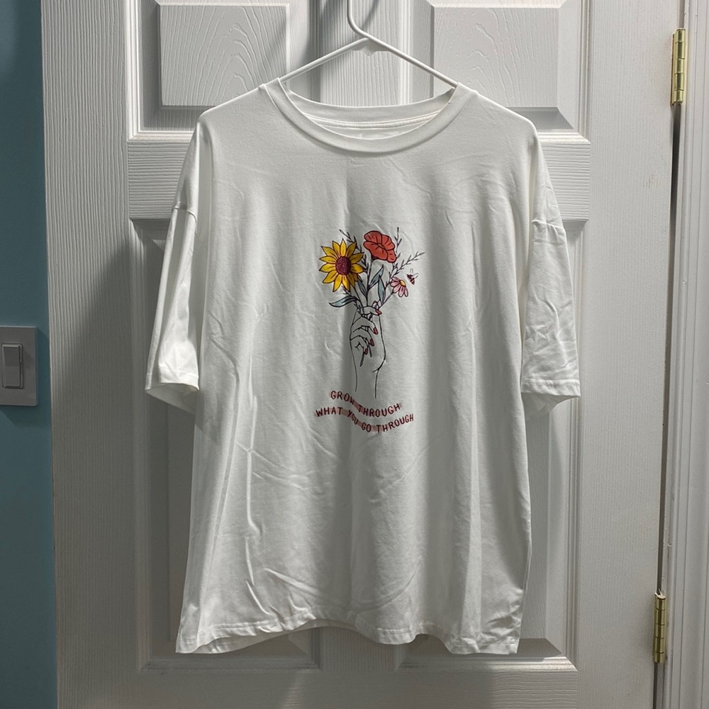 Shein Medium White T-shirt